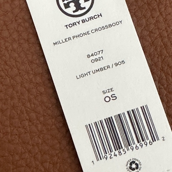 Tory Burch Miller Leather Phone Crossbody Bag - Picture 5 of 9